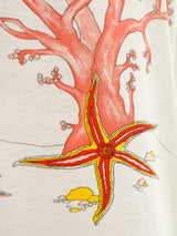 Gucci Aquatic Printed White Tee Top arcadeshops.com