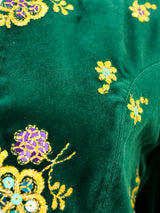 Ozbek Embellished Velvet Bolero Jacket Jacket arcadeshops.com