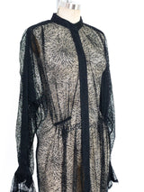 Black Lace Starburst Dress Dress arcadeshops.com