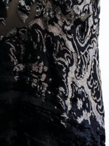 Donna Karan Devore Velvet Layered Dress Dress arcadeshops.com