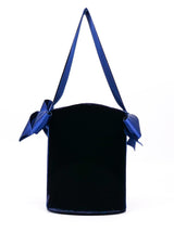 Renaud Pellegrino Velvet Bag With Ribbon Top Handle Accessory arcadeshops.com