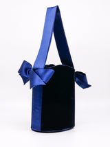 Renaud Pellegrino Velvet Bag With Ribbon Top Handle Accessory arcadeshops.com