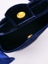 Renaud Pellegrino Velvet Bag With Ribbon Top Handle Accessory arcadeshops.com