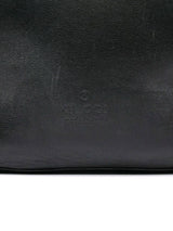 Gucci Black Leather Ring Handle Shoulder Bag Accessory arcadeshops.com