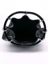 Gucci Black Leather Ring Handle Shoulder Bag Accessory arcadeshops.com