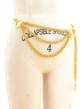 Paloma Picasso Multistrand Chain Belt Accessory arcadeshops.com
