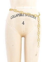 Roberta di Camerino Logo Chainlink Belt Accessory arcadeshops.com