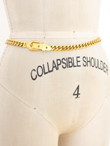 Gucci Goldtone Curb Chain Belt Accessory arcadeshops.com