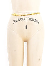 Gucci Goldtone Curb Chain Belt Accessory arcadeshops.com