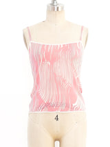 Prada Printed Silk Camisole Top arcadeshops.com