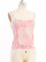 Prada Printed Silk Camisole Top arcadeshops.com