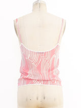 Prada Printed Silk Camisole Top arcadeshops.com