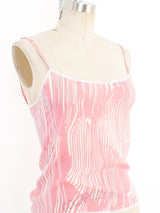 Prada Printed Silk Camisole Top arcadeshops.com