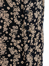 Valentino Floral Printed Ruffle Blouse Top arcadeshops.com