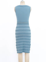 Alaia Ruffle Knit Bodycon Dress Dress arcadeshops.com