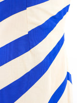 Chloe Striped Sleeveless Gown Dress arcadeshops.com