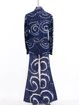 1970's Bleach Dyed Denim Ensemble Suit arcadeshops.com