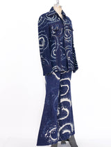 1970's Bleach Dyed Denim Ensemble Suit arcadeshops.com