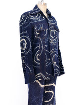 1970's Bleach Dyed Denim Ensemble Suit arcadeshops.com