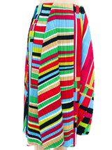 Issey Miyake Pleats Please Multicolor Origami Skirt Bottom arcadeshops.com
