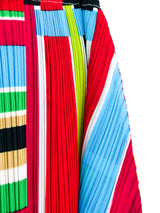 Issey Miyake Pleats Please Multicolor Origami Skirt Bottom arcadeshops.com
