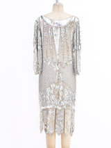 Embellished Silk Deco Style Dress Dress arcadeshops.com