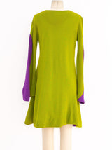 Mod Colorblock Knit Mini Dress Dress arcadeshops.com