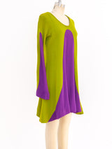 Mod Colorblock Knit Mini Dress Dress arcadeshops.com