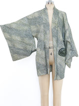 Olive Shibori Dyed Kimono Jacket arcadeshops.com