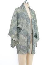 Olive Shibori Dyed Kimono Jacket arcadeshops.com