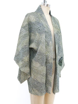 Olive Shibori Dyed Kimono Jacket arcadeshops.com