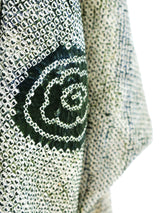Olive Shibori Dyed Kimono Jacket arcadeshops.com
