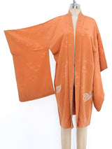 Peach Shibori Dyed Kimono Jacket arcadeshops.com
