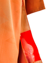 Peach Shibori Dyed Kimono Jacket arcadeshops.com