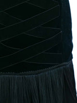 Dolce and Gabbana Tiered Maxi Skirt Bottom arcadeshops.com