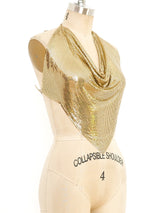 Whiting and Davis Chainmail Halter Top Top arcadeshops.com