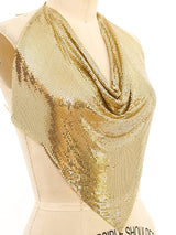 Whiting and Davis Chainmail Halter Top Top arcadeshops.com