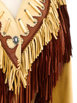Fringed Leather Western Jacket Jacket arcadeshops.com