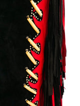 Fringed Suede Western Chaps Bottom arcadeshops.com
