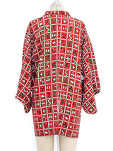 Check Pattern Haori Kimono Jacket arcadeshops.com