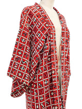Check Pattern Haori Kimono Jacket arcadeshops.com
