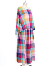 Norma Kamali Rainbow Madras Ensemble Suit arcadeshops.com