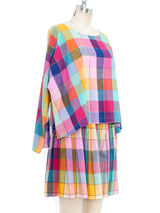 Norma Kamali Rainbow Madras Ensemble Suit arcadeshops.com
