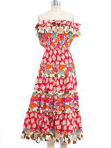 Diane Freis Strapless Ruffle Sundress Dress arcadeshops.com