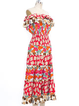 Diane Freis Strapless Ruffle Sundress Dress arcadeshops.com