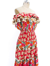 Diane Freis Strapless Ruffle Sundress Dress arcadeshops.com