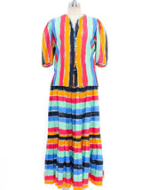 Ungaro Rainbow Striped Ensemble Suit arcadeshops.com