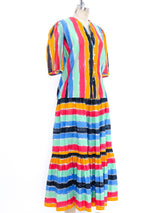 Ungaro Rainbow Striped Ensemble Suit arcadeshops.com
