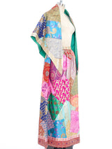 Adele Simpson Metallic Brocade Patchwork Skirt and Shawl Bottom arcadeshops.com