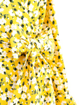 1970's Diane von Furstenberg Floral Printed Wrap Dress Dress arcadeshops.com